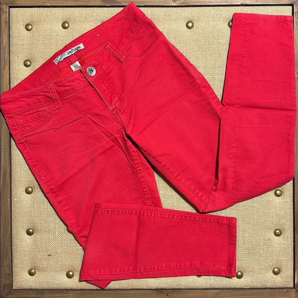 Refuge Bold Red Pants